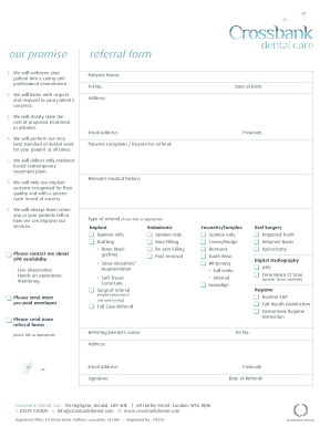Dental Referral Form