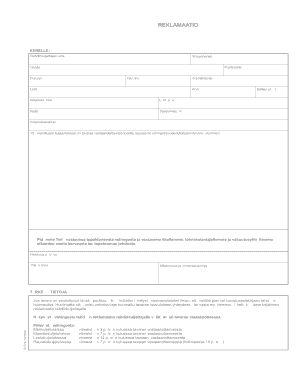 Freight Claim Notice