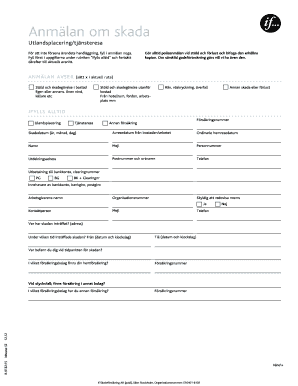 Damage Claim Form