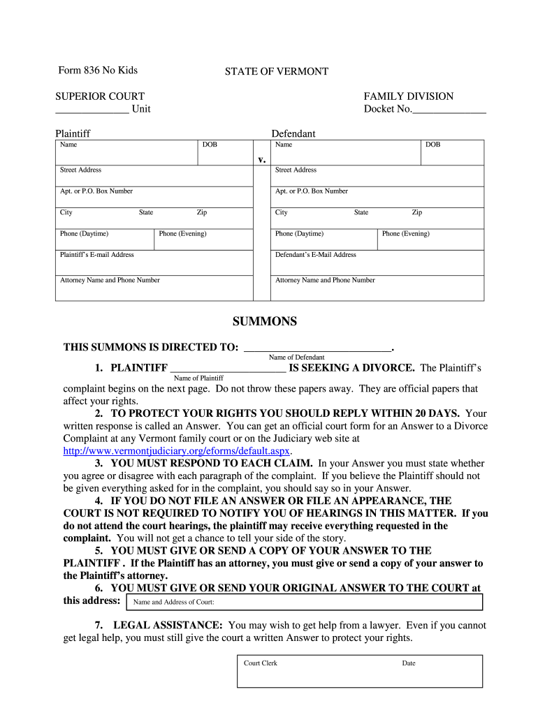 Divorce Forms 2020 2021 Fill And Sign Printable Template Online US