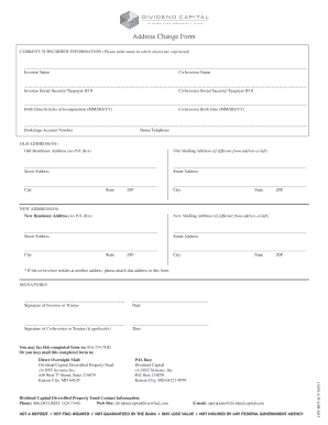 Address Change Form