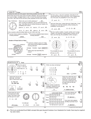 Math Probability Worksheet