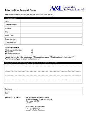 Information Request Form