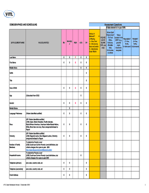 Patient Demographics and Scheduling Form