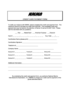 Credit Card Payment Form
