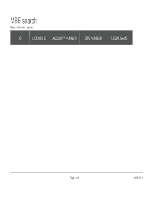 Business License Application Form