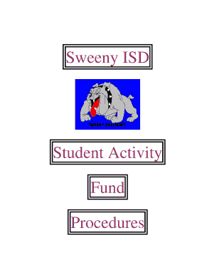 Business Office Procedures Manual - Sweeny Independent School - sweenyisd