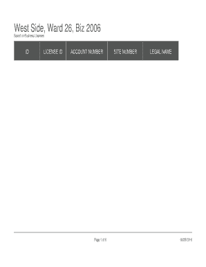 Business License Application