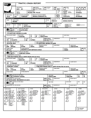 Traffic Crash Report Form