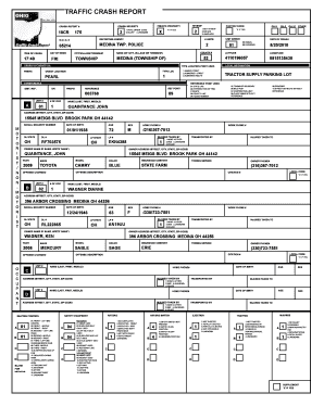 Traffic Crash Report Form