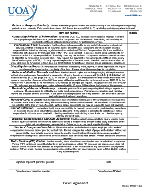 Patient Care Agreement
