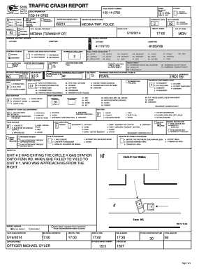 Traffic Crash Report Form