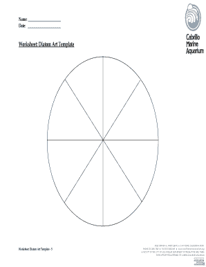 Worksheet Diatom Art Template - cabrillomarineaquariumorg