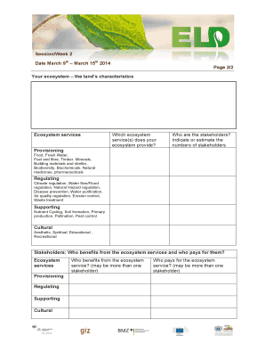 Practitioner's Guide to Ecosystem Services