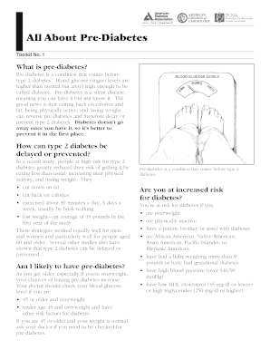 Pre-Diabetes Toolkit