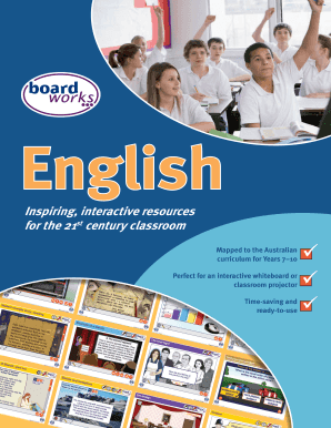 Boardworks English Classroom Resources