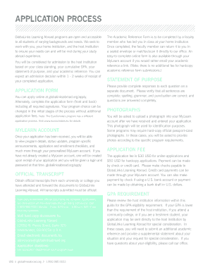 GlobaLinks Learning Abroad Academic Reference Form