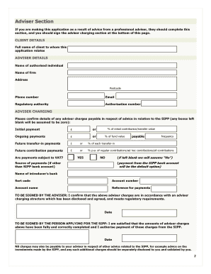 Curtis Banks SIPP Application Form