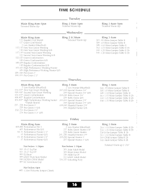 USEF Horse Competition Entry Agreement