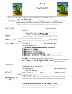 Contract Law Study Guide