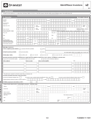 Investor Identification Form