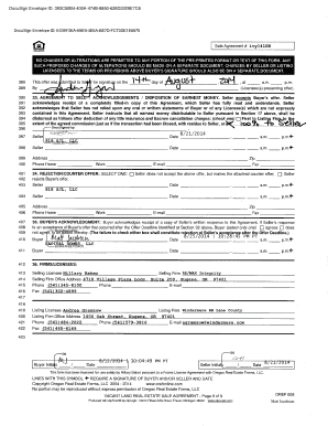 Addendum to Real Estate Sale Agreement