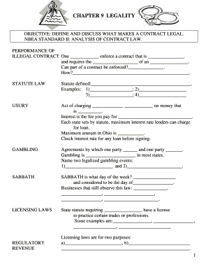 Legal Contracts and Business Law Study Guide