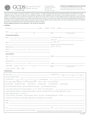 Tripartite Membership Application
