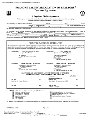 Virginia Residential Purchase Agreement