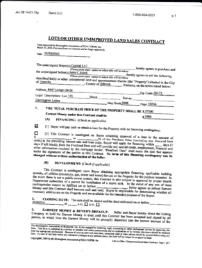 Alabama Real Estate Purchase Agreement