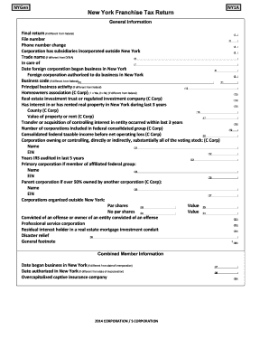 New York Corporation Tax Return Form