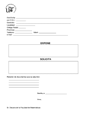 Formulario de Solicitud de Documentos del Estudiante