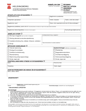 Swedish Building Permit Notification