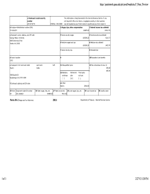 Form W-2 Wage and Tax Statement