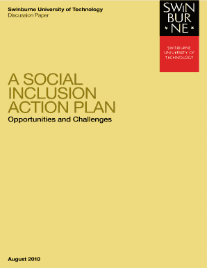 A social inclusion action plan - Australian Policy Online - apo org