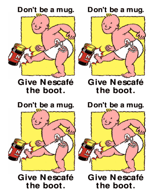 Boycott Nescafé Pledge Form