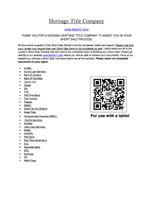 Short Sale Authorization Forms