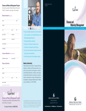 Medical Mutual of Ohio Disease and Maternity Management Program