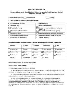 Maryland Medicaid Provider Application