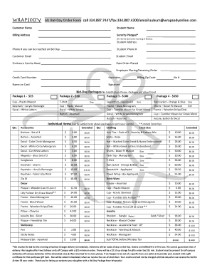 Wrapsody AU Bid-Day Order Form