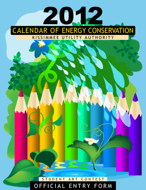 Kissimmee Utility Authority Student Art Contest Entry Form