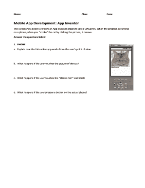 VirtualPet App Inventor Assignment