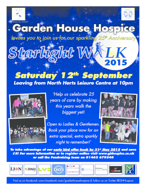 Saturday 12th September - Garden House Hospice - ghhospice co