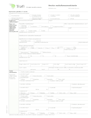 Finnish Vessel Registration Notification