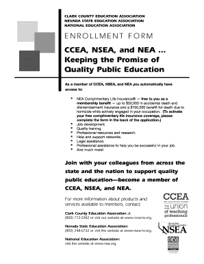 NEA Membership Enrollment Form