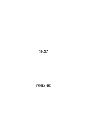 Family Life Education Parent Meeting Notice