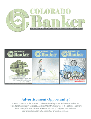 Colorado Banker Advertising Opportunity