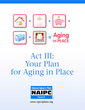 Aging in Place Plan Template
