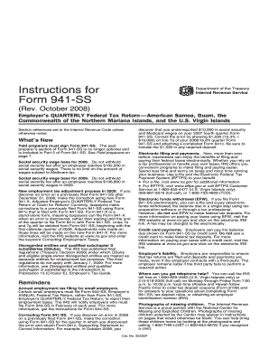 Form 941-SS Instructions