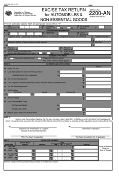 BIR Form 2200-AN